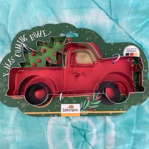 Birkmann Pick Up Truck With Christmas Tree Large Cookie Cutter 8" Long NEW